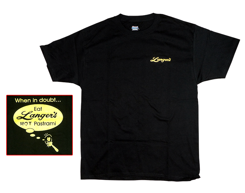 Langer's Shirt (Black with Gold)