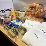 Langer's Deli catering awaiting pickup