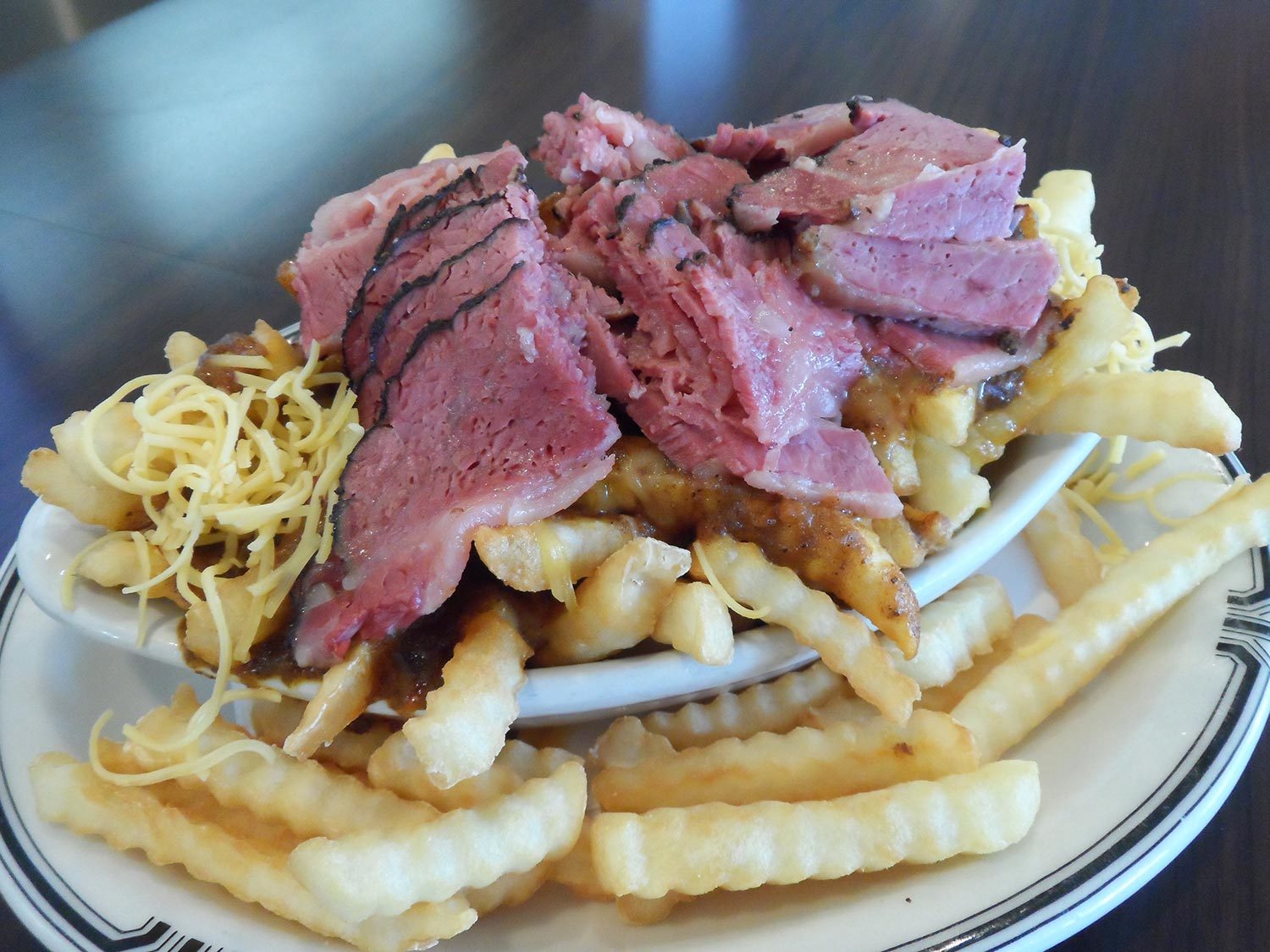 June 3, 2016 Pastrami Chili Cheese Fries Langer's Delicatessen