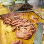 pastrami being sliced