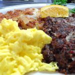 corned beef hash and eggs