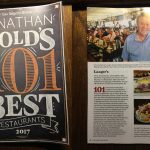 article featuring Langer's Deli in magazine