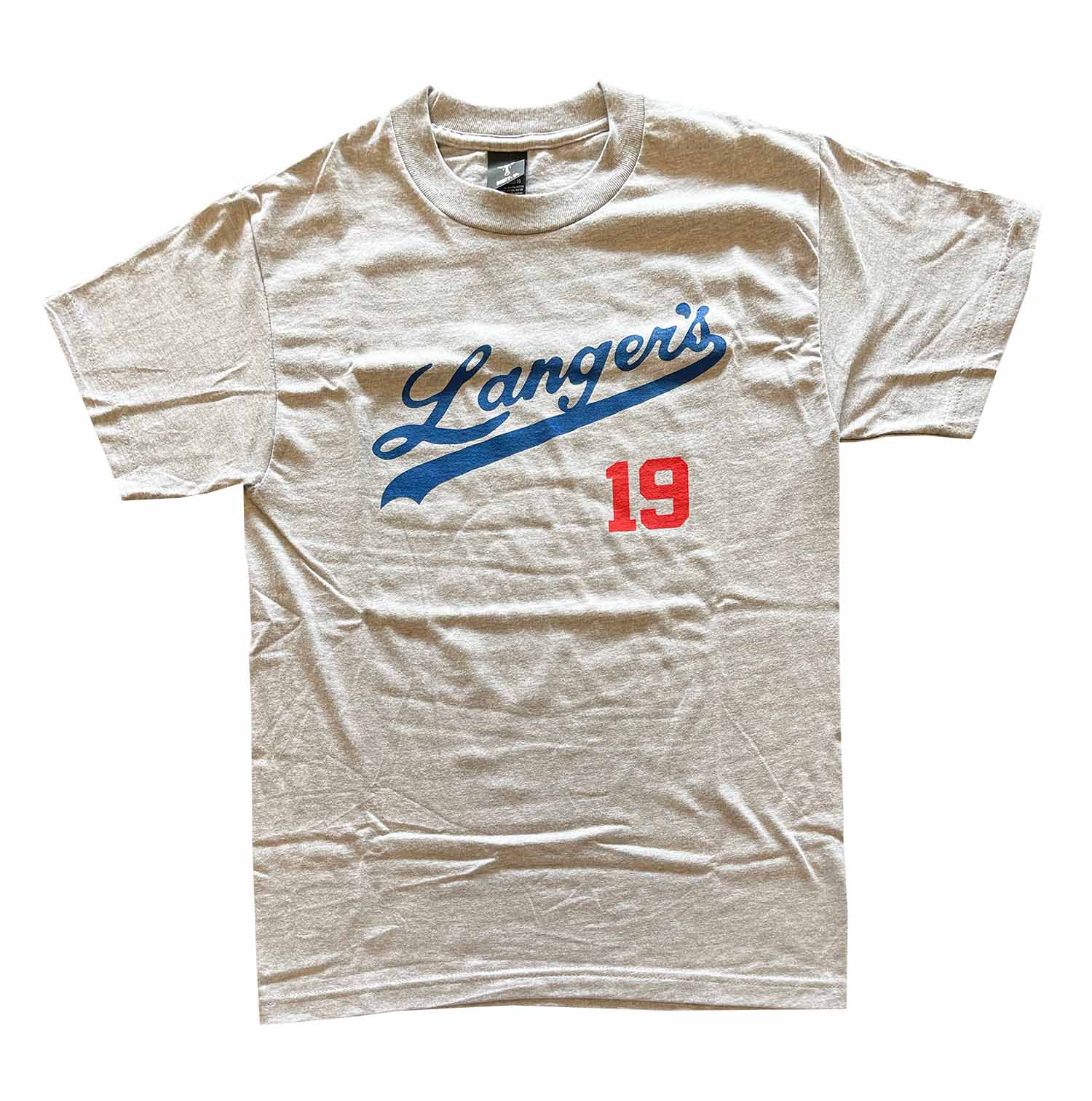 Langer's Dodgers-Style #19 Shirt (Front)