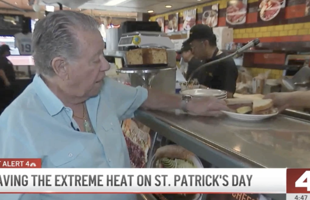 KNBC 4 Visits Langer's For St. Patrick's Day
